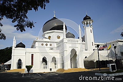 Alwi Mosque in Kangar Stock Photo